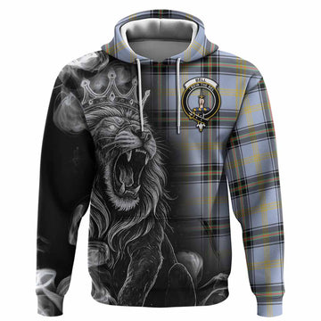 Bell Tartan Hoodie Roaring Lion Heritage