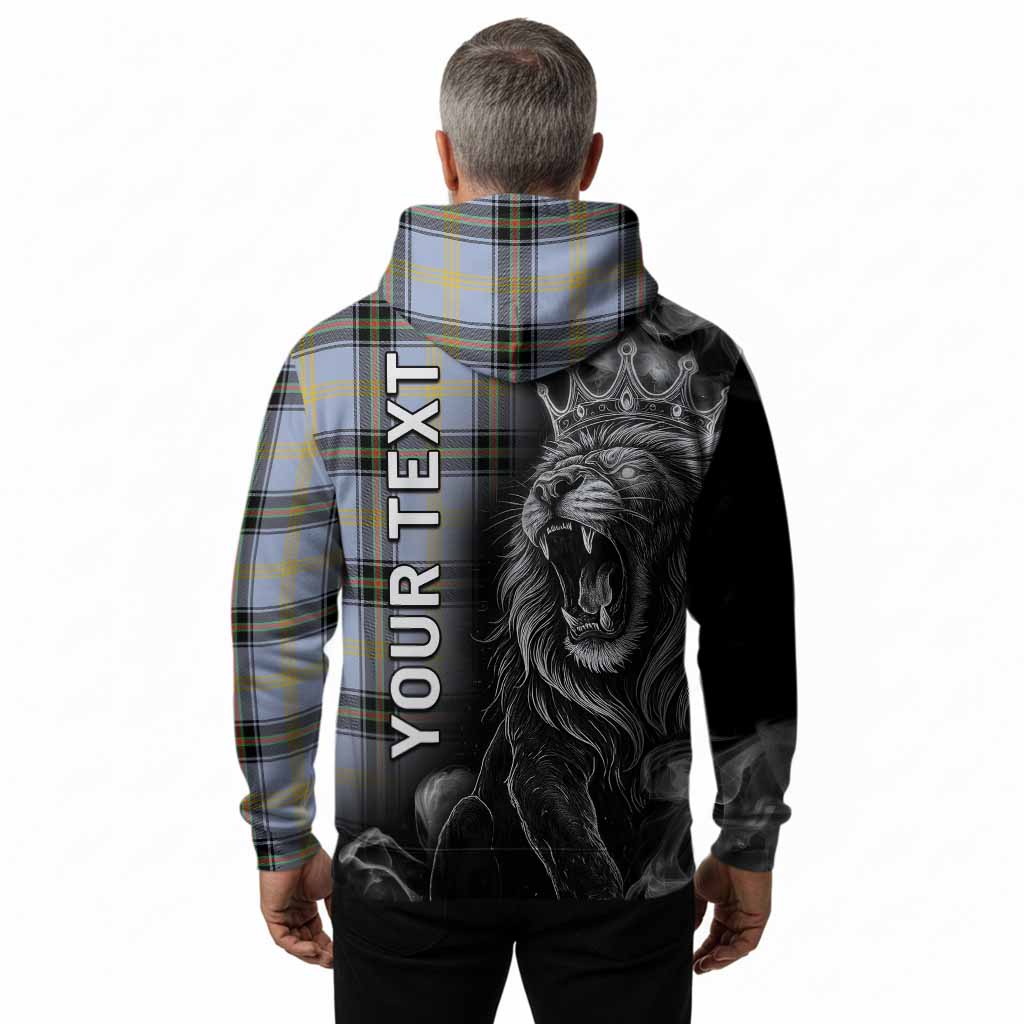 Bell Tartan Hoodie Roaring Lion Heritage