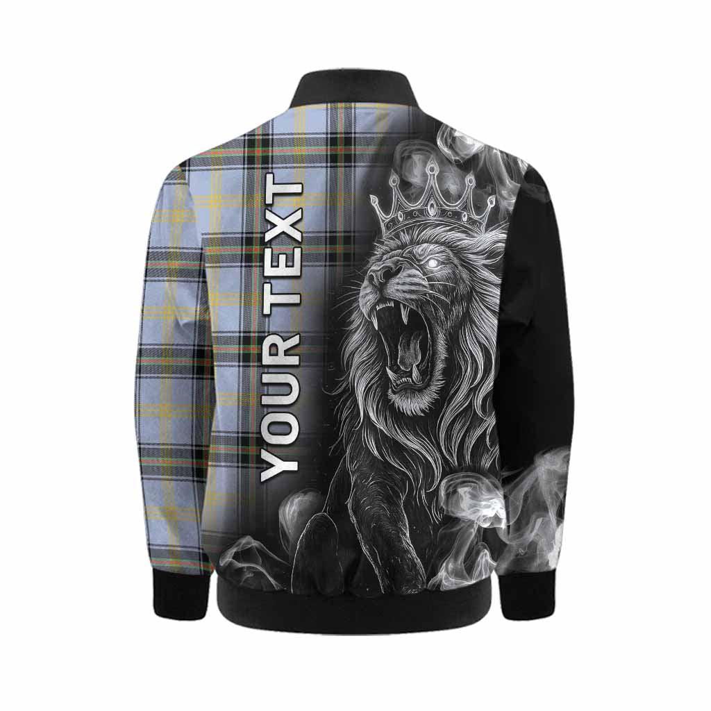 Bell Tartan Kid Bomber Jacket Roaring Lion Heritage