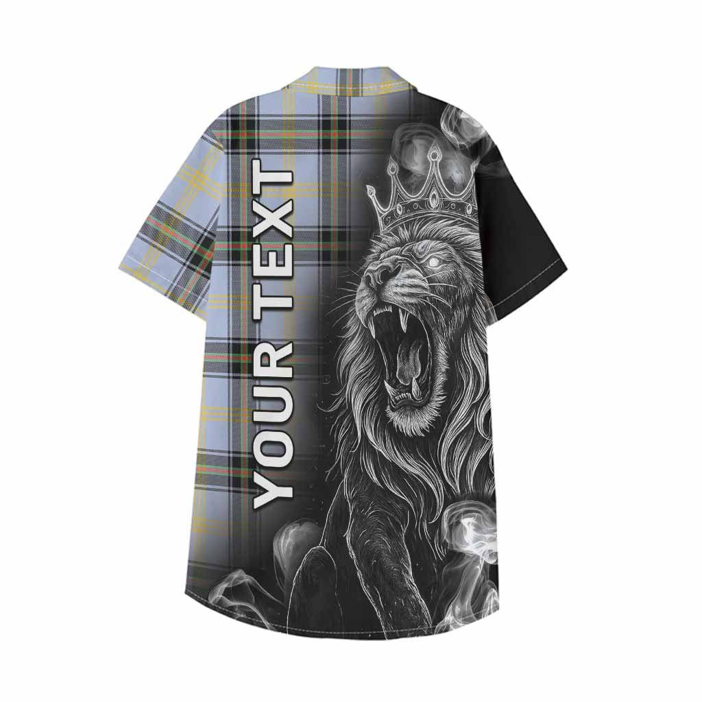 Bell Tartan Kid Hawaiian Shirt Roaring Lion Heritage