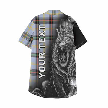 Bell Tartan Kid Hawaiian Shirt Roaring Lion Heritage