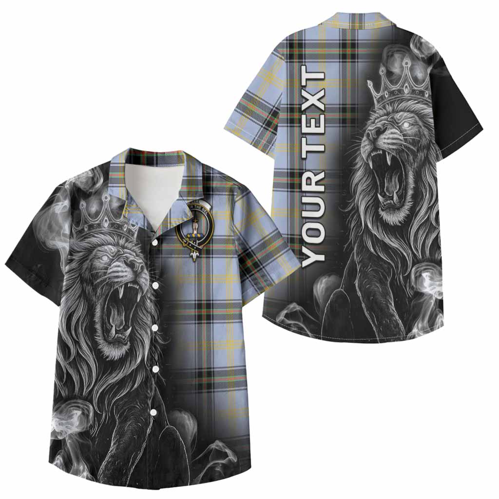 Bell Tartan Kid Hawaiian Shirt Roaring Lion Heritage