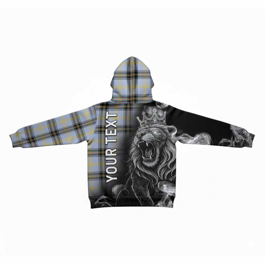 Bell Tartan Kid Hoodie Roaring Lion Heritage