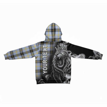 Bell Tartan Kid Hoodie Roaring Lion Heritage