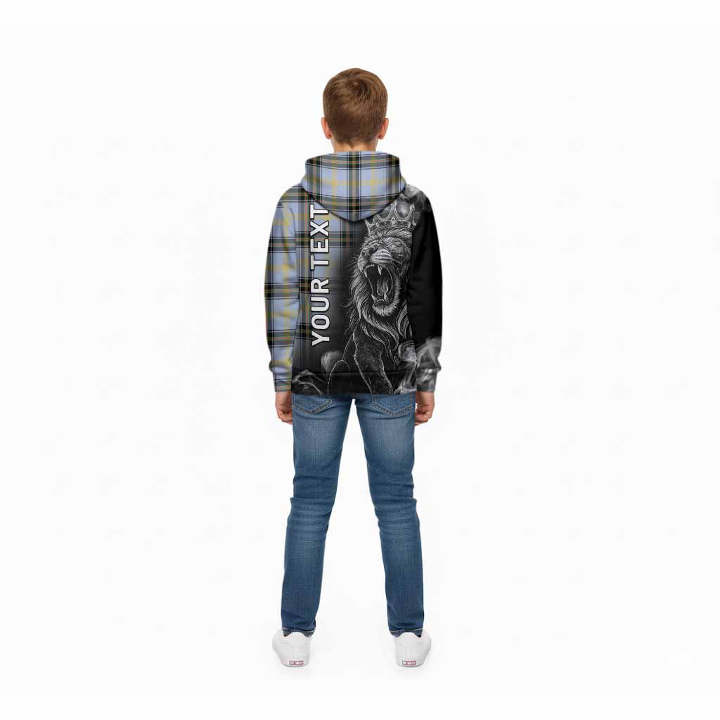 Bell Tartan Kid Hoodie Roaring Lion Heritage