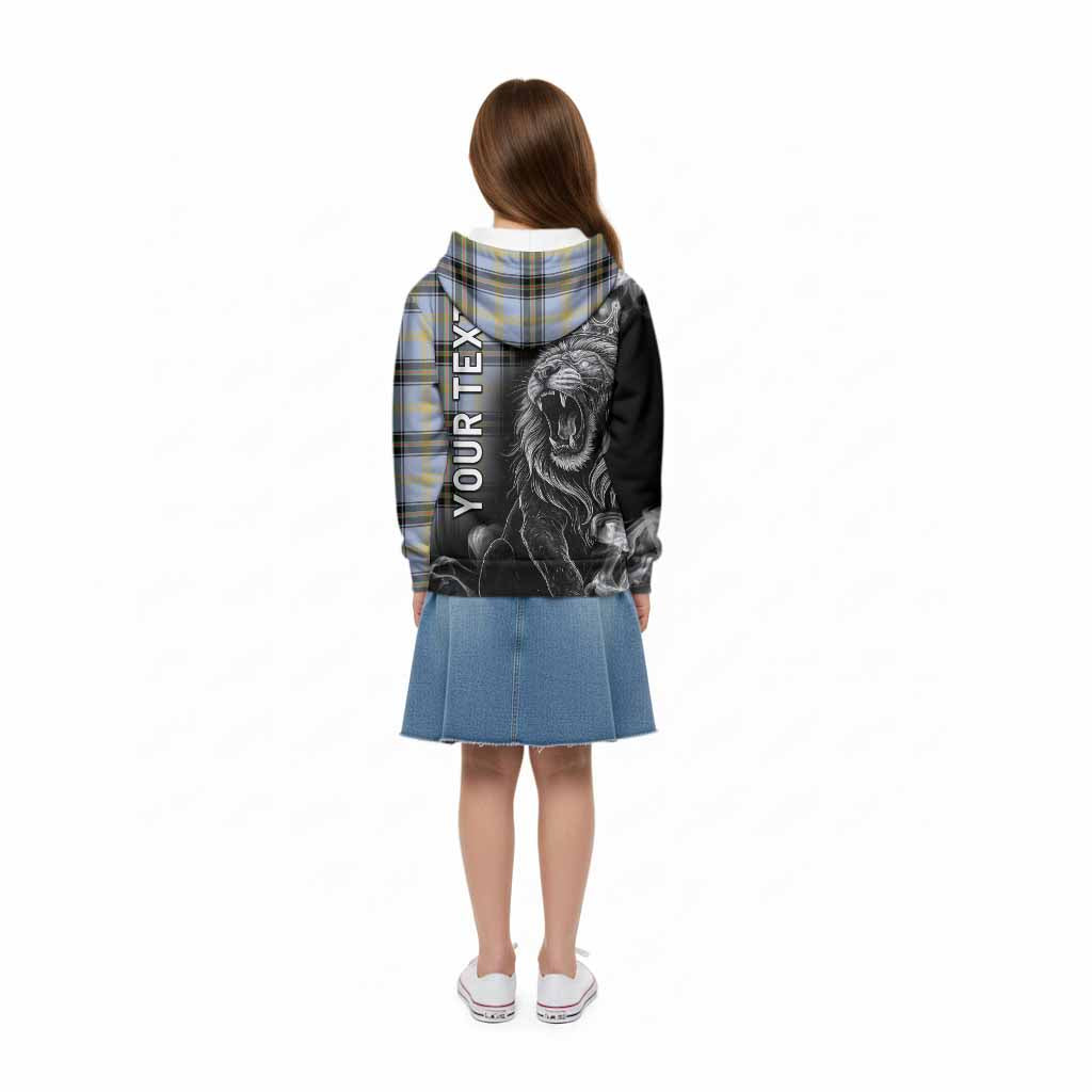 Bell Tartan Kid Hoodie Roaring Lion Heritage