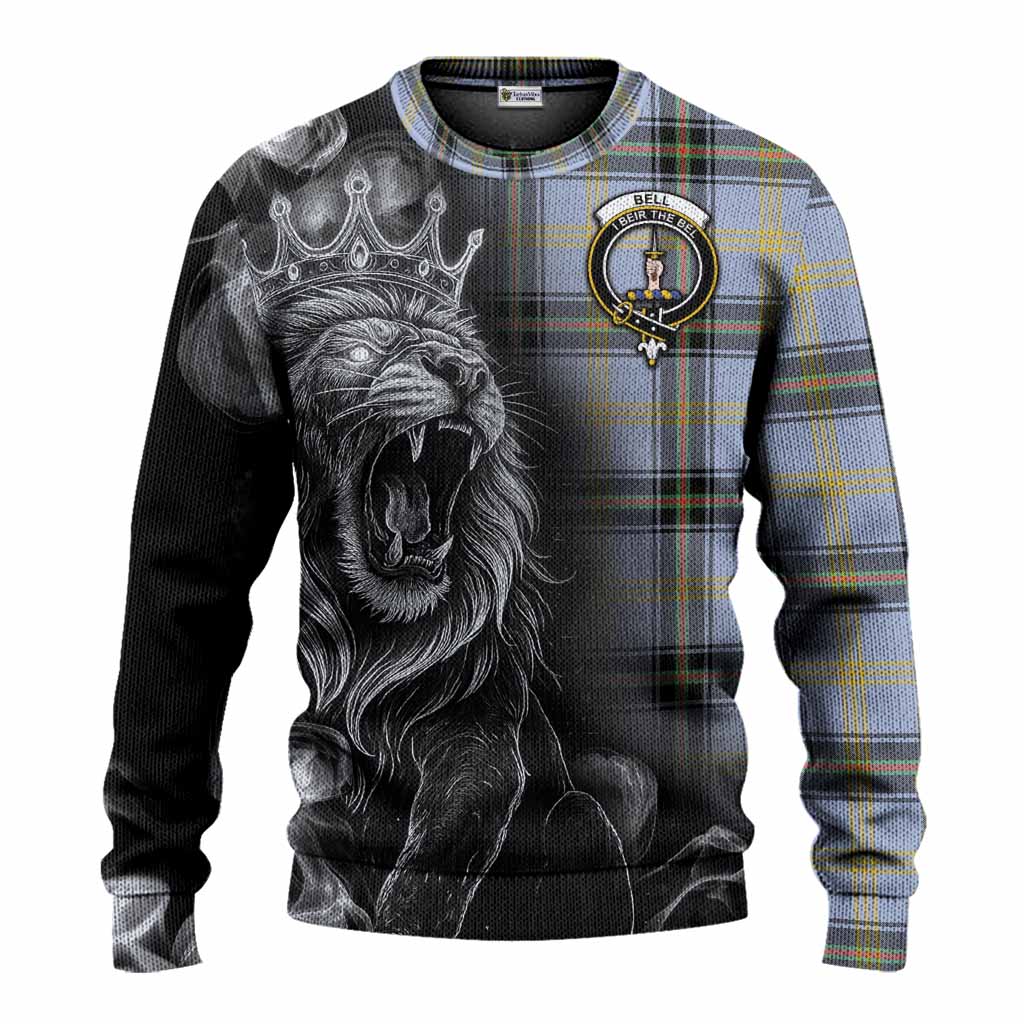 Bell Tartan Knitted Sweater Roaring Lion Heritage