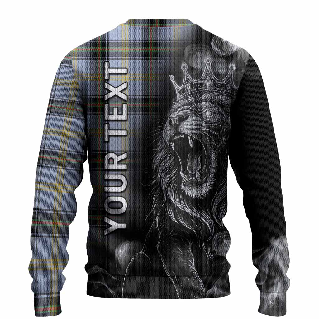 Bell Tartan Knitted Sweater Roaring Lion Heritage