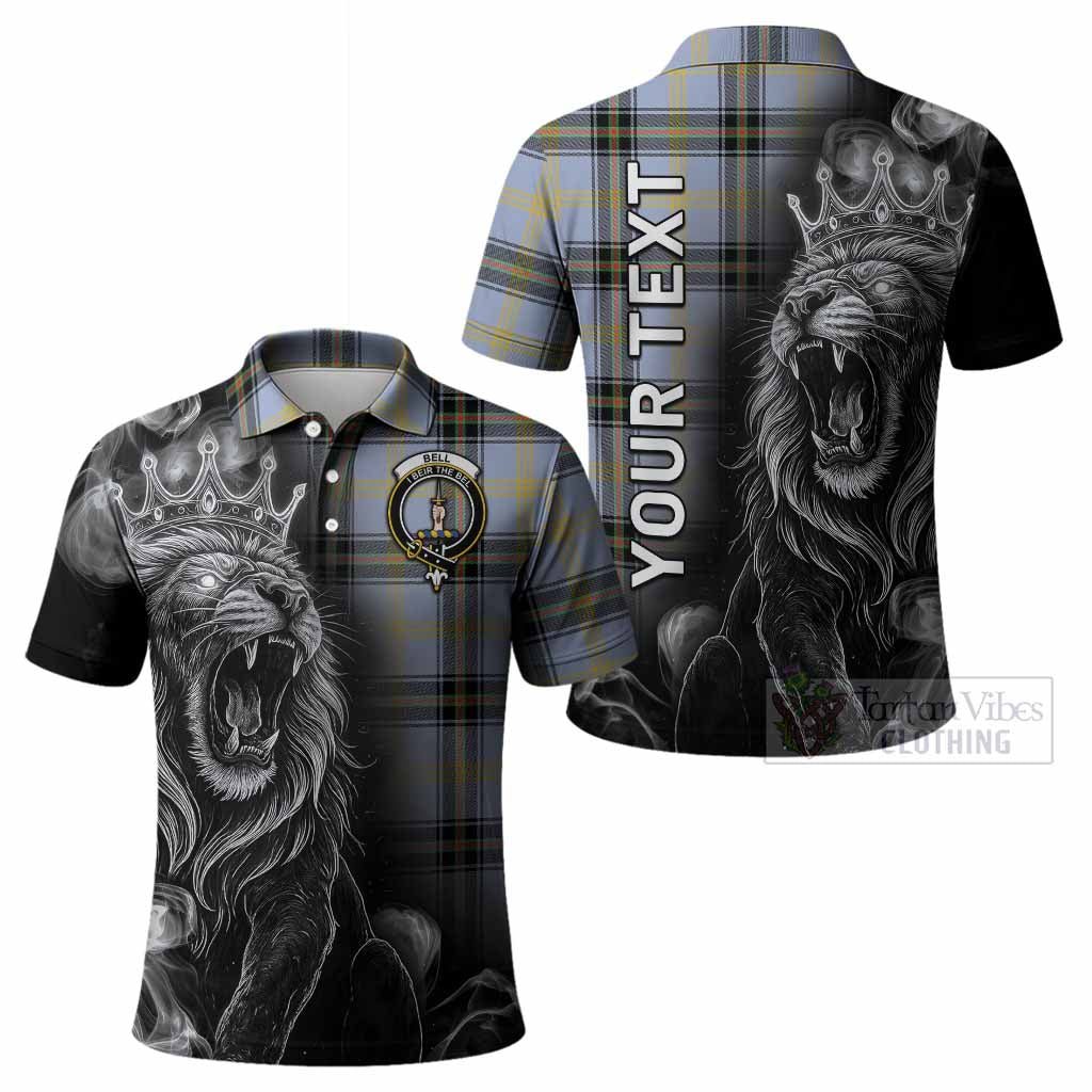 Bell Tartan Polo Shirt Roaring Lion Heritage