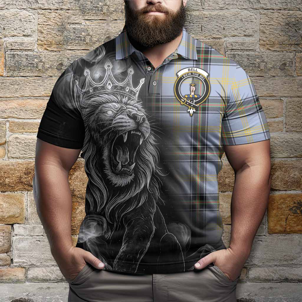 Bell Tartan Polo Shirt Roaring Lion Heritage