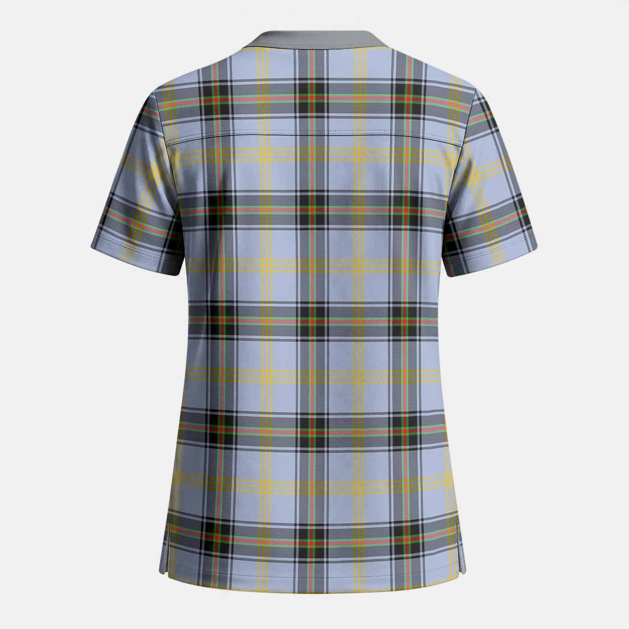 Bell Tartan Scrub Top - Tartan Vibes Clothing