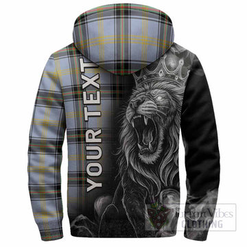 Bell Tartan Sherpa Hoodie Roaring Lion Heritage