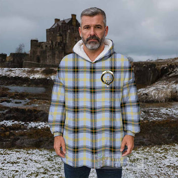 Bell Tartan Wearable Blanket with Family Crest - Tartan Vibes Clothing