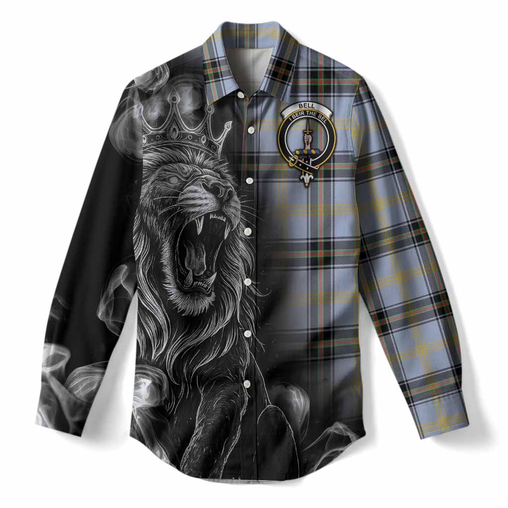 Bell Tartan Women Casual Shirt Roaring Lion Heritage