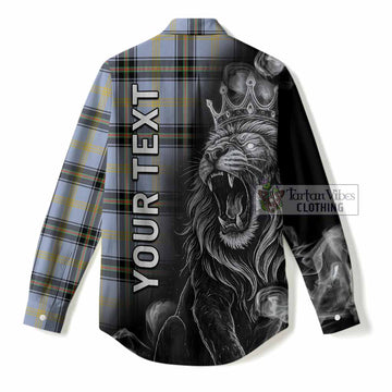 Bell Tartan Women Casual Shirt Roaring Lion Heritage