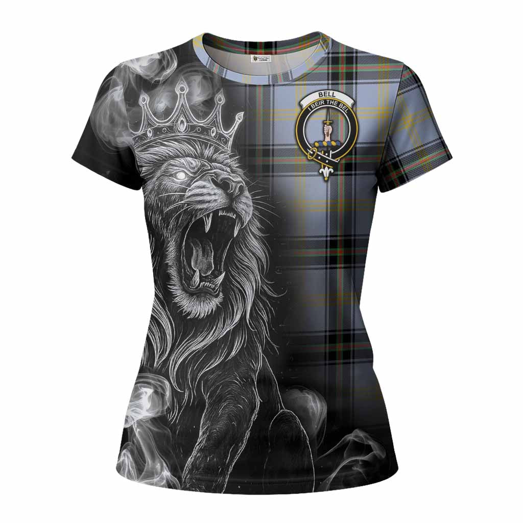 Bell Tartan Women T shirt Roaring Lion Heritage