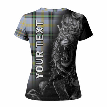 Bell Tartan Women T shirt Roaring Lion Heritage