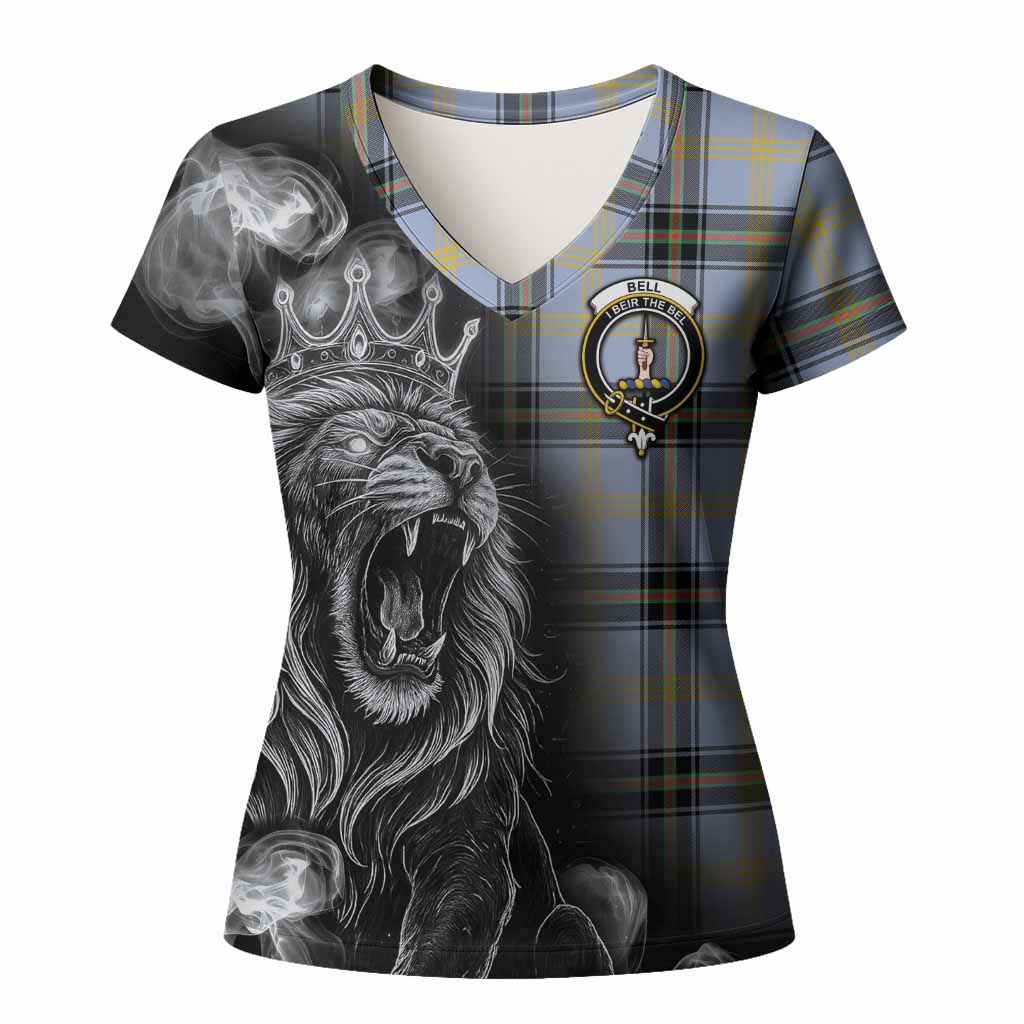 Bell Tartan Women T shirt Roaring Lion Heritage