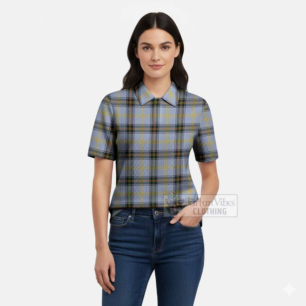 Bell Tartan Women’s Polo Sweater Top