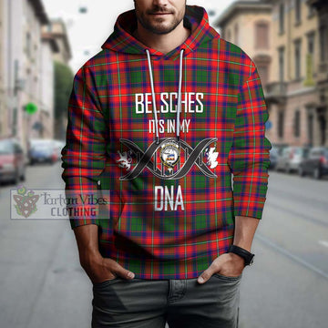 Belsches Tartan Hoodie with Family Crest DNA In Me Style Pullover Hoodie - Tartan Vibes Clothing