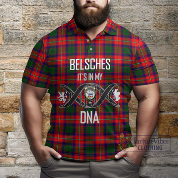 Belsches Tartan Polo Shirt with Family Crest DNA In Me Style Kid - Tartan Vibes Clothing