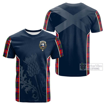 Belsches Tartan Cotton T-shirt with Family Crest and Scottish Thistle Vibes Sport Style Kid's Shirt - Tartan Vibes Clothing