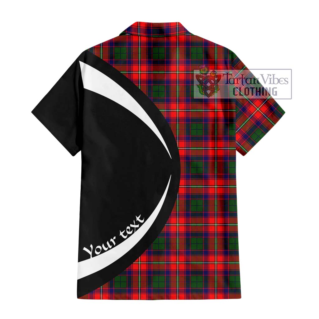 Belsches Tartan Hawaiian Shirt with Family Crest Circle Style - Tartan Vibes Clothing