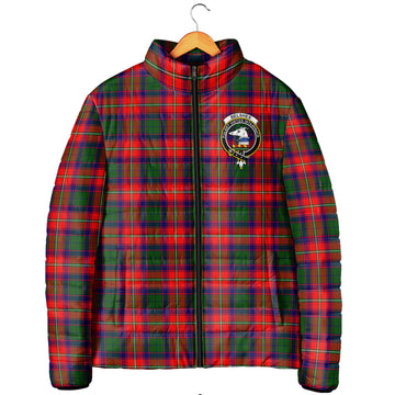 Belshes Tartan Padded Jacket with Family Crest