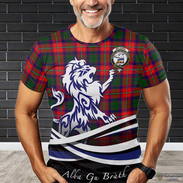 Belshes Tartan T-Shirt with Alba Gu Brath Regal Lion Emblem Kid's Shirt - Tartan Vibes Clothing