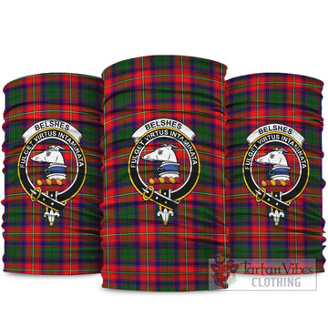 Belshes Tartan Neck Gaiters, Tartan Bandanas, Tartan Head Band with Family Crest package One Size - Tartan Vibes Clothing