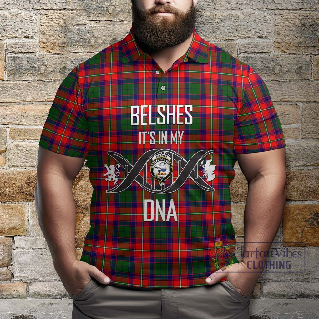 Belshes Tartan Polo Shirt with Family Crest DNA In Me Style Kid - Tartan Vibes Clothing