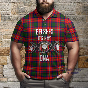 Belshes Tartan Polo Shirt with Family Crest DNA In Me Style Kid - Tartan Vibes Clothing