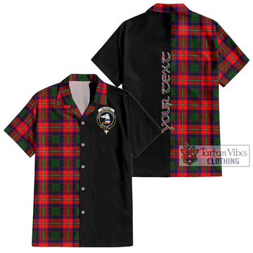 Belshes Tartan Hawaiian Shirt with Family Crest and Half Of Me Style Kid - Tartan Vibes Clothing