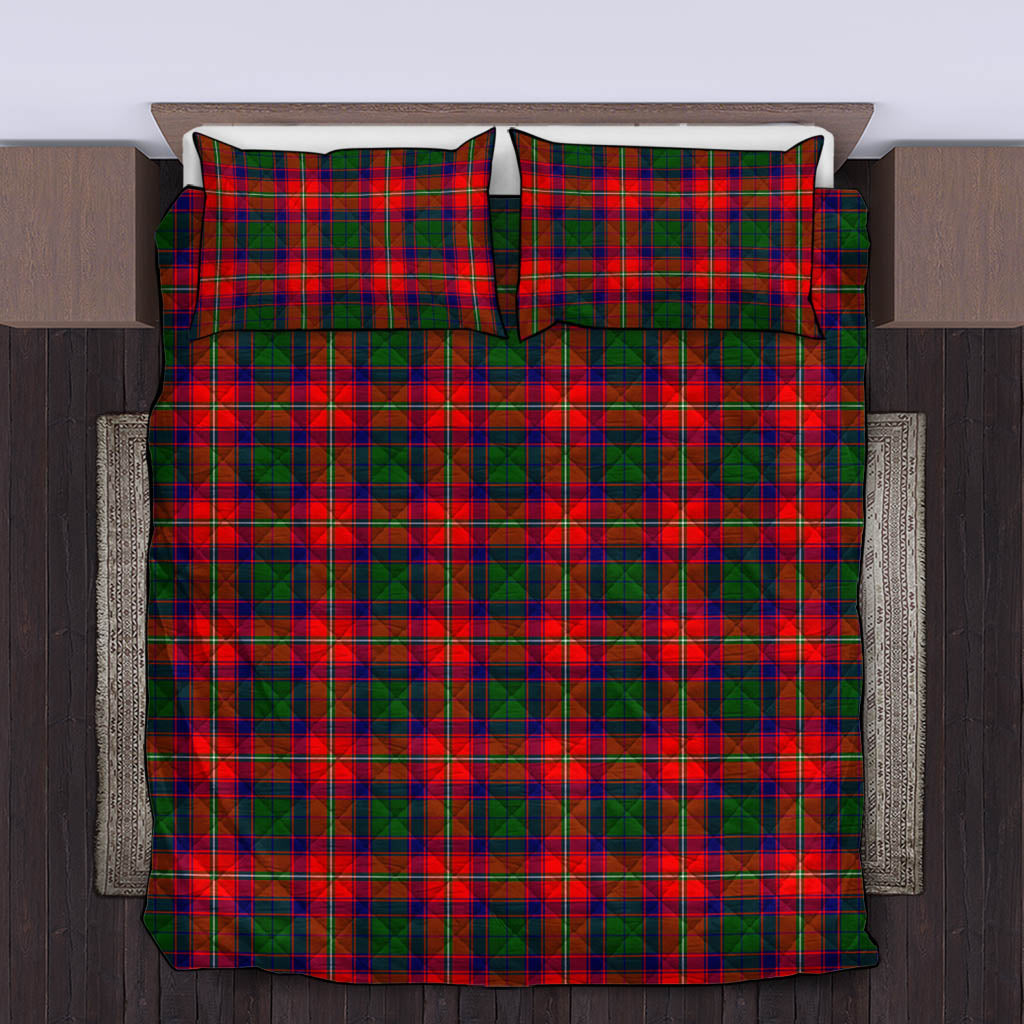 Belshes Tartan Quilt Bed Set King - Tartan Vibes Clothing