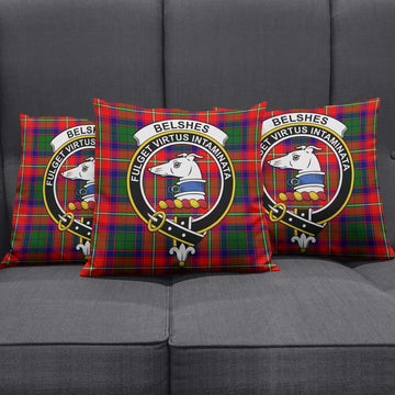 Belshes Tartan Pillow Cover with Family Crest Rectangle Pillow Cover 51*91cm - Tartan Vibes Clothing