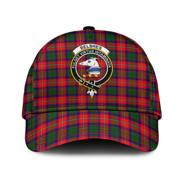 Belshes Tartan Classic Cap with Family Crest
