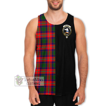 Belshes Tartan Men's Tank Top with Family Crest and Half Of Me Style Men - Tartan Vibes Clothing
