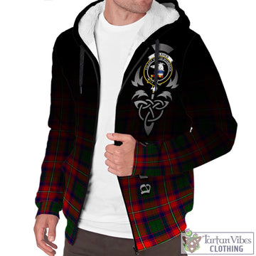 Belshes Tartan Sherpa Hoodie Featuring Alba Gu Brath Family Crest Celtic Inspired Unisex - Tartan Vibes Clothing