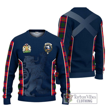 Belshes Tartan Ugly Sweater with Family Crest and Lion Rampant Vibes Sport Style Unisex - Tartan Vibes Clothing
