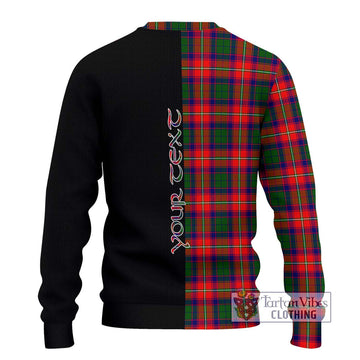 Belshes Tartan Ugly Sweater with Family Crest and Half Of Me Style - Tartan Vibes Clothing