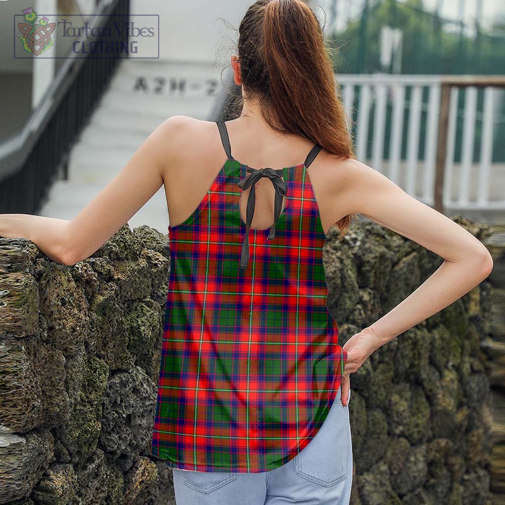 Tartan Vibes Clothing Belshes Tartan Loose Halter Neck Camisole