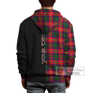 Belshes Tartan Hoodie with Family Crest and Half Of Me Style - Tartan Vibes Clothing