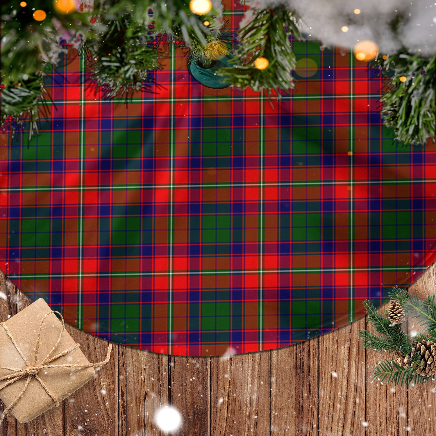 Belshes Tartan Christmas Tree Skirt - Tartan Vibes Clothing