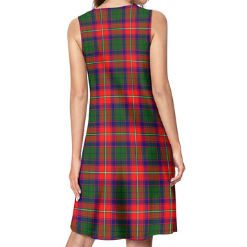 Belshes Tartan Womens Casual Dresses