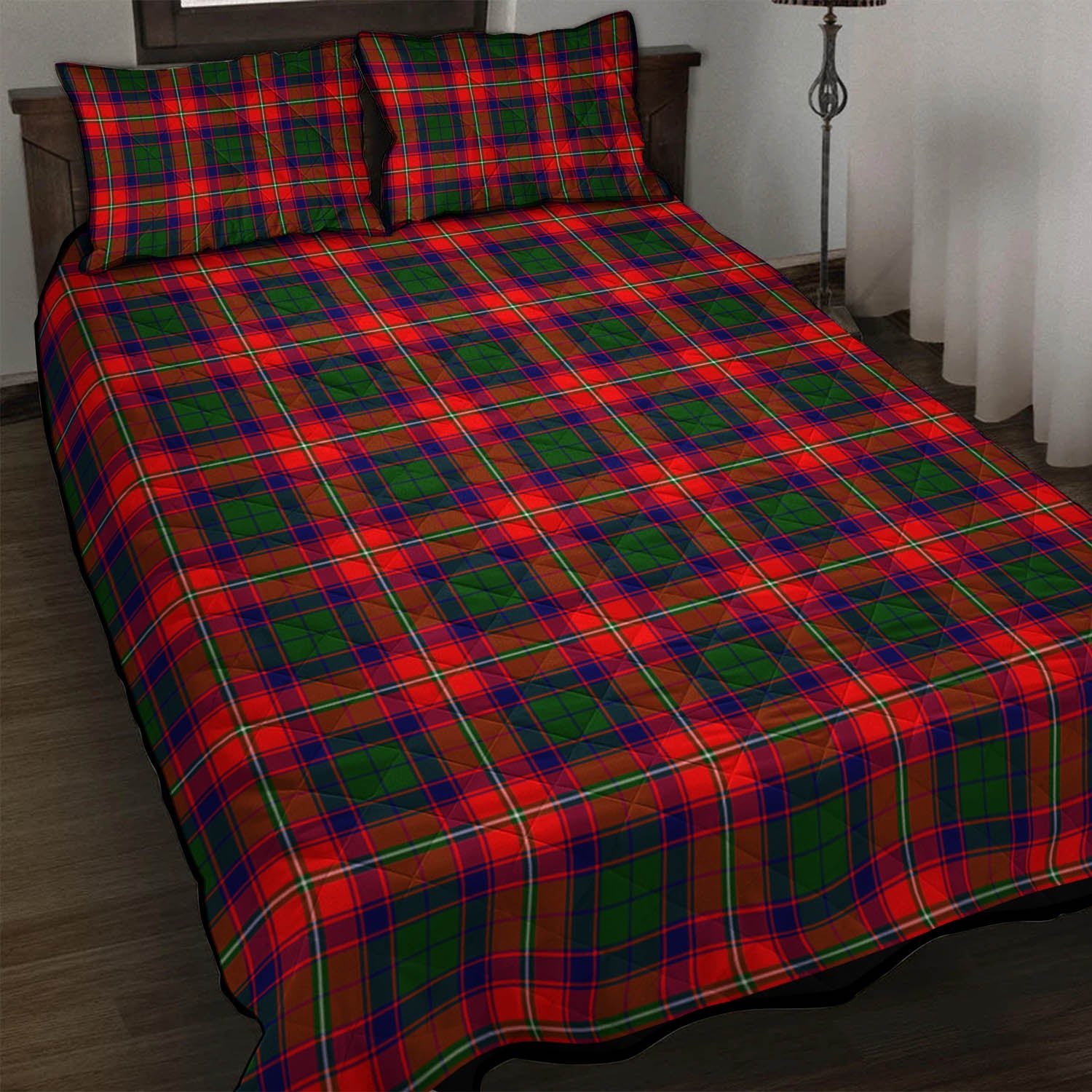 Belshes Tartan Quilt Bed Set - Tartan Vibes Clothing