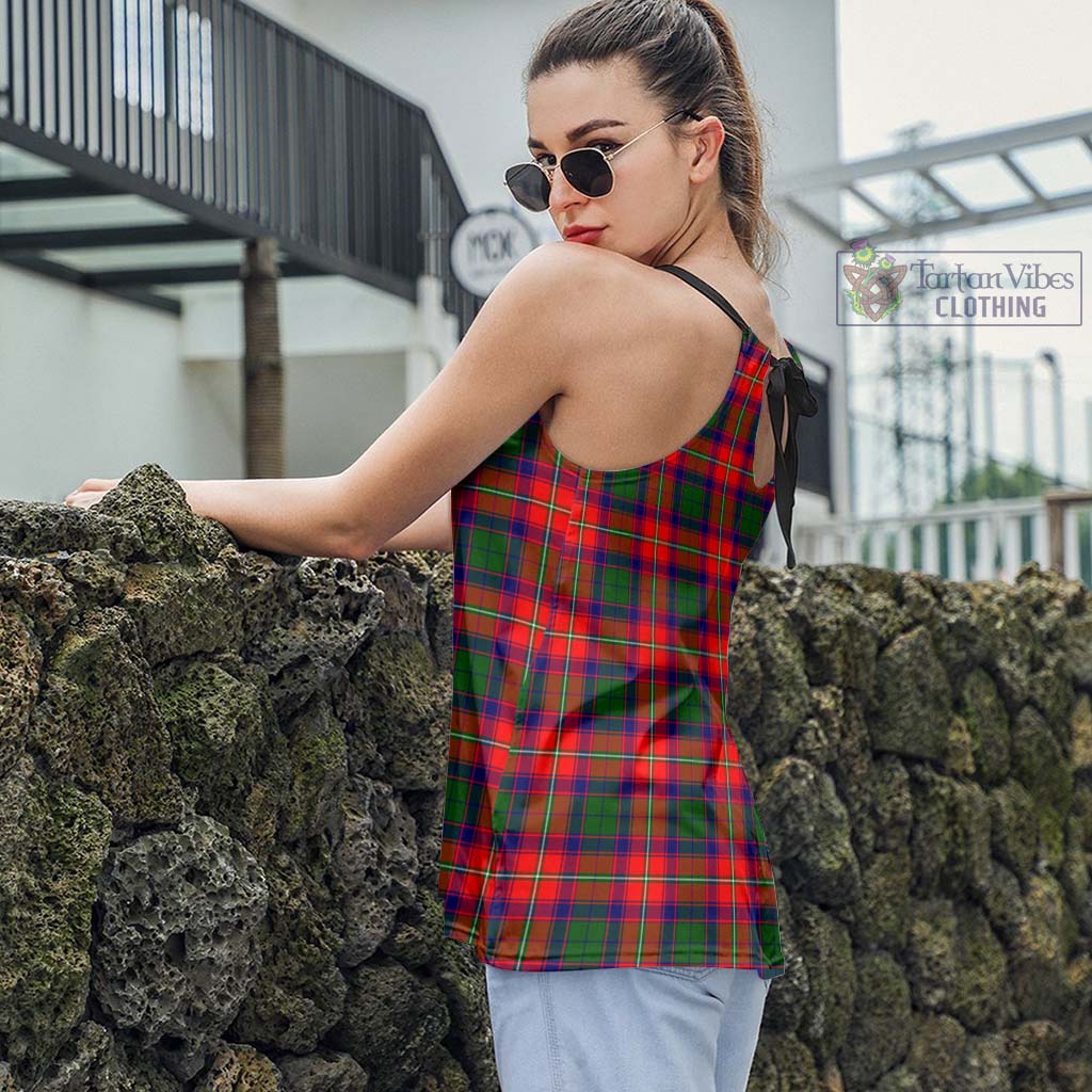 Tartan Vibes Clothing Belshes Tartan Loose Halter Neck Camisole