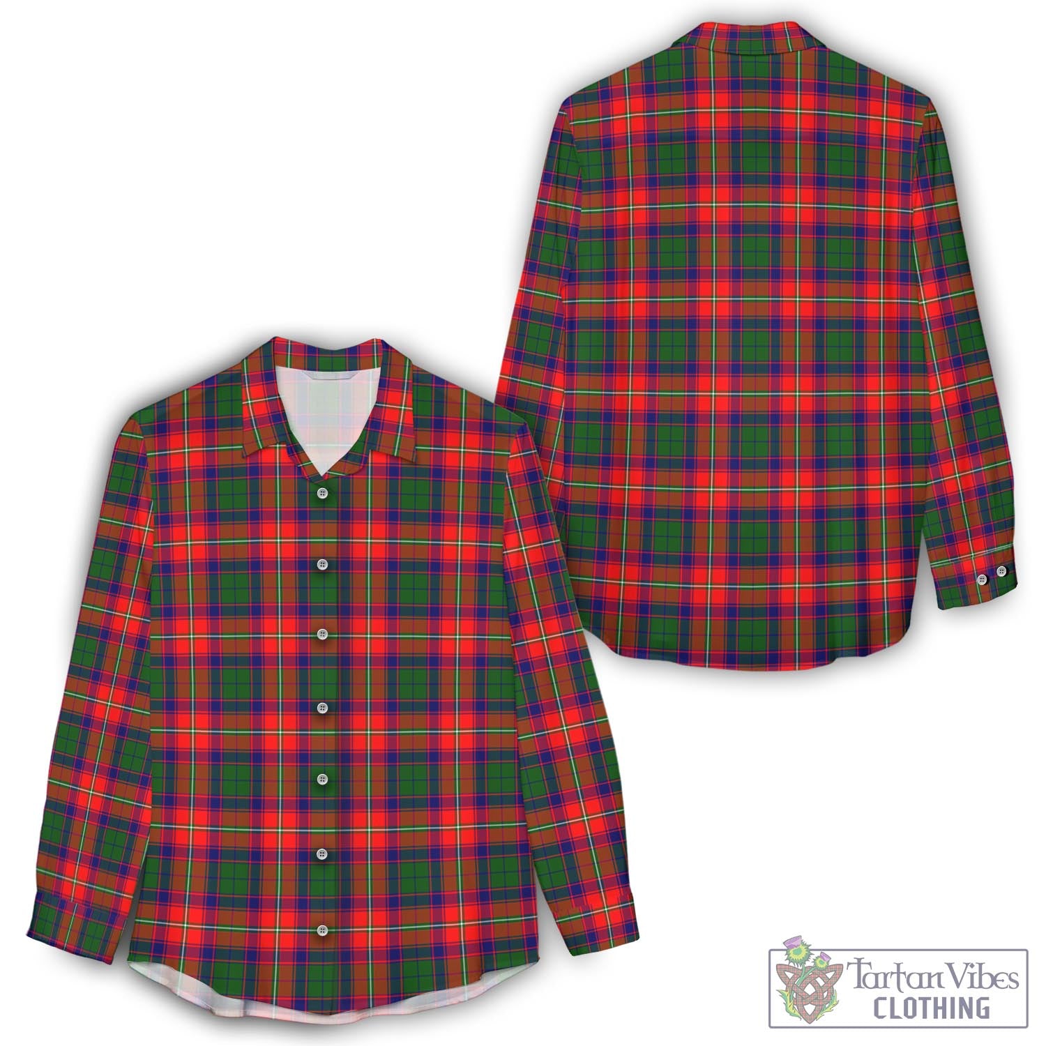 Belshes Tartan Women's Casual Shirt - Tartan Vibes Clothing