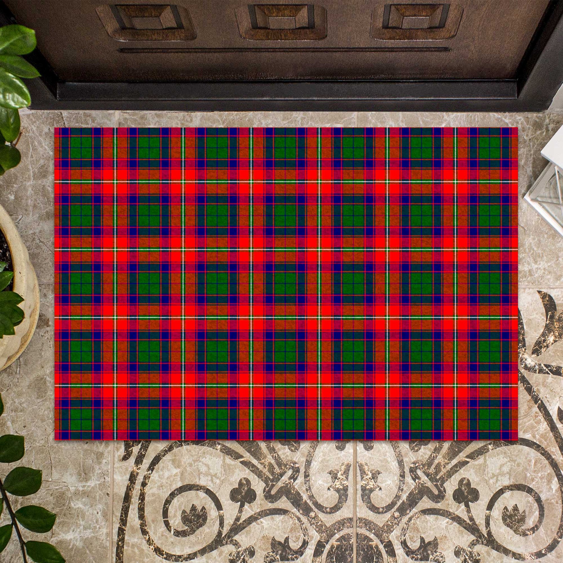 Belshes Tartan Rubber Doormat - Tartan Vibes Clothing