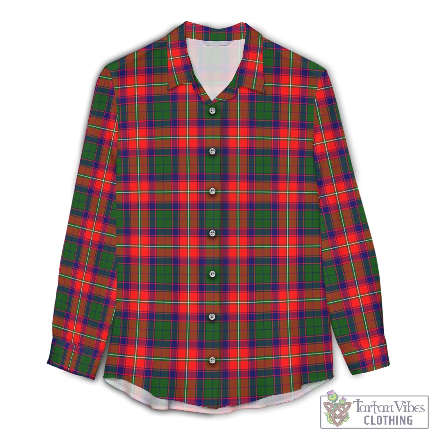 Belshes Tartan Women's Casual Shirt - Tartan Vibes Clothing