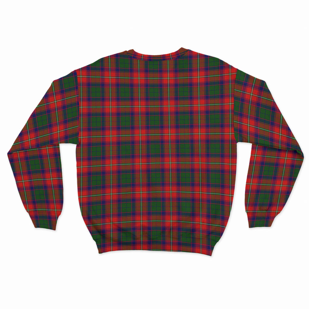 Belshes Tartan Sweatshirt with Family Crest - Tartan Vibes Clothing